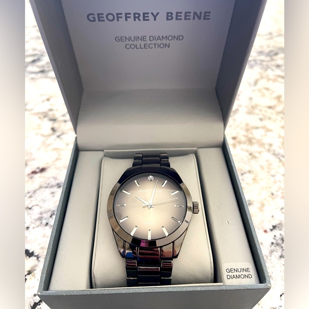 Geoffrey Beene Diamond Collection Watch